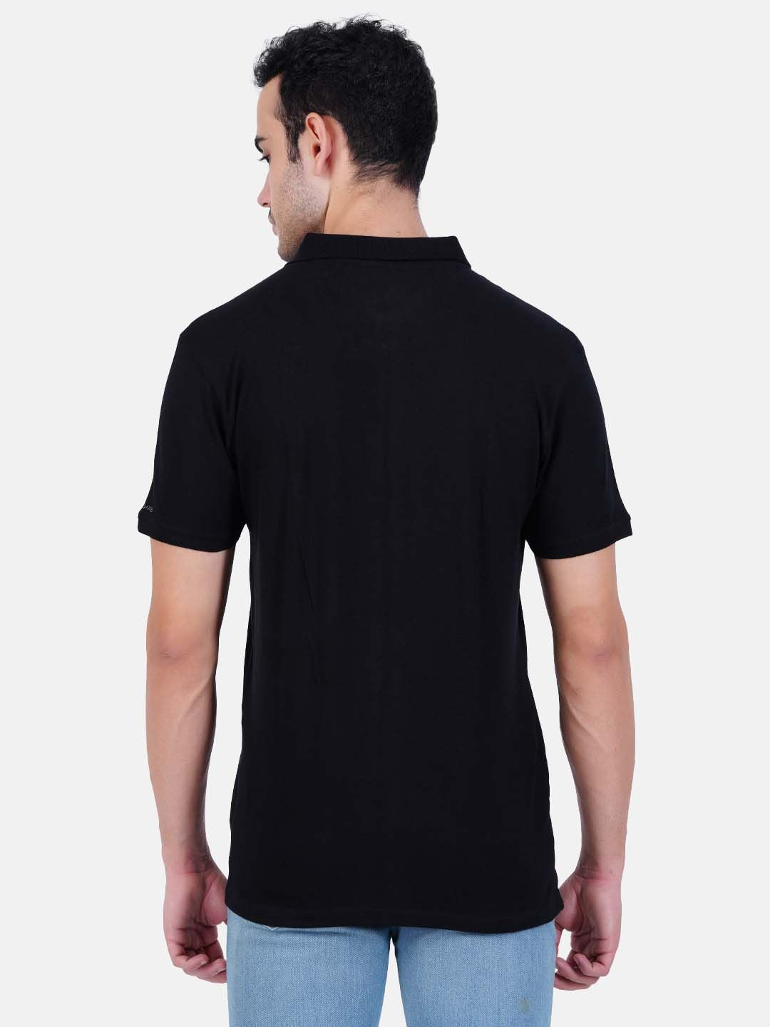 Polo T-shirt for Men and Women – Black-8