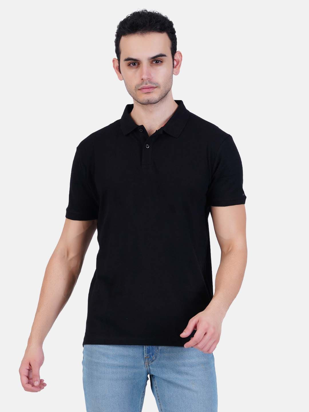 Polo T-shirt for Men and Women – Black-6